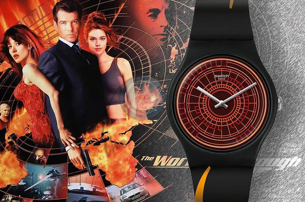 swatch 007 james bond - the world is not enough 1999