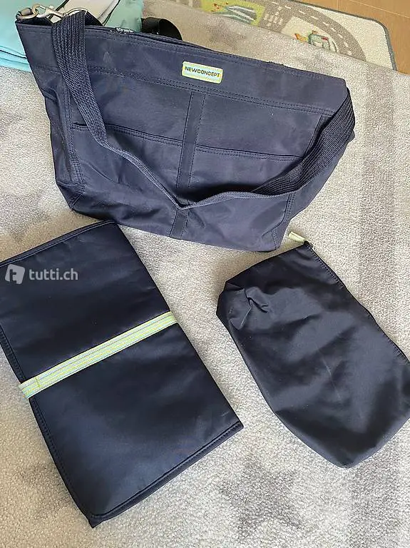 Babywickeltasche in dunkelblau