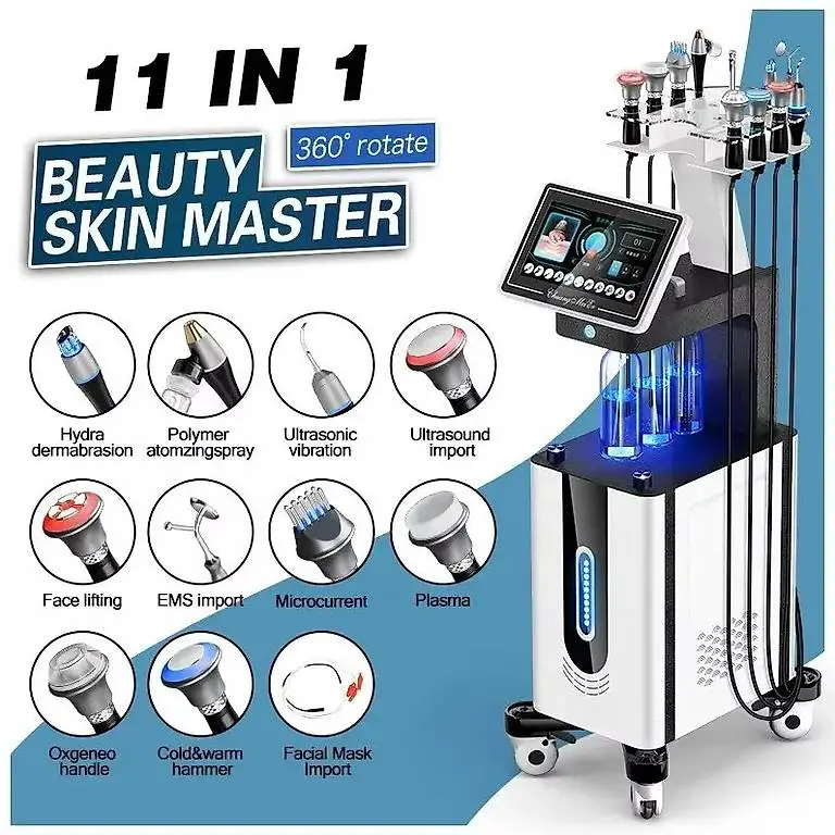 11 IN 1 Sauerstoff Hydra Derma brasion Hautpflege Maschine