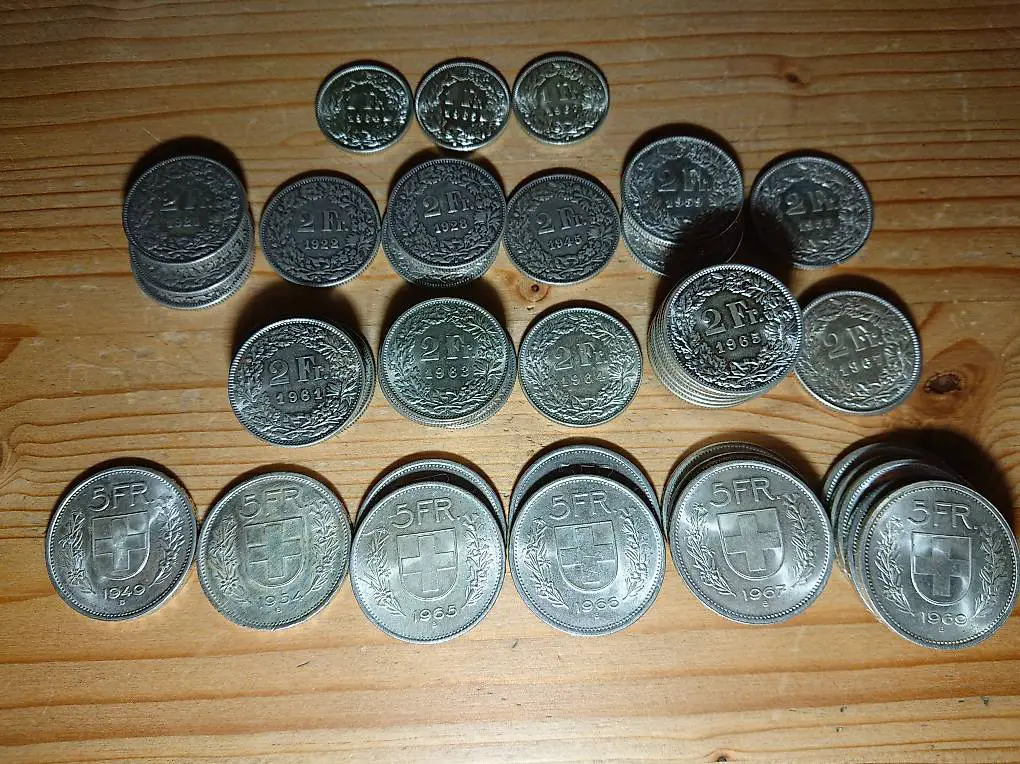 Silbermünzen Schweiz