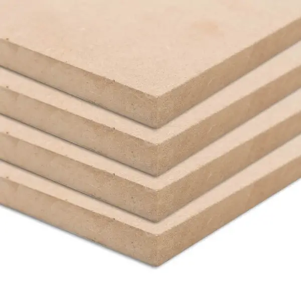  MDF-Platten 4 Stk. Rechteckig 120x60 cm 12 mm