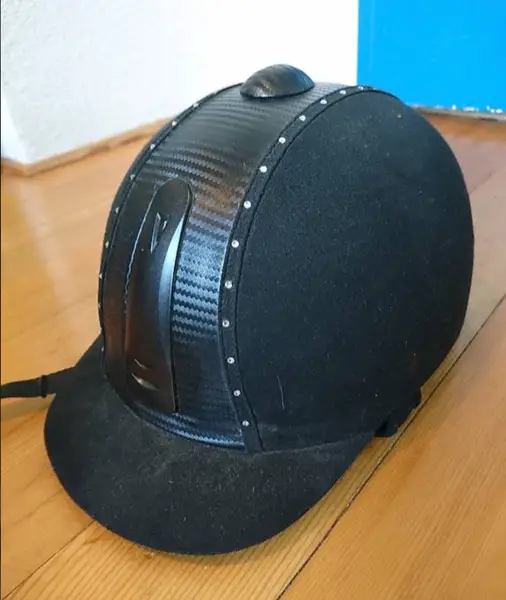 Reithelm Grösse 57, Glitzer, Steinchen, neu, sturzfrei