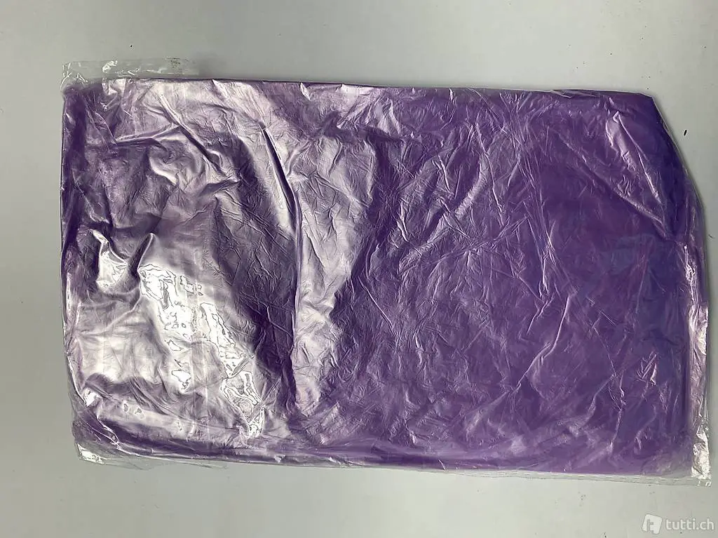 Regenponcho Einweg Notfall Poncho VIOLETT