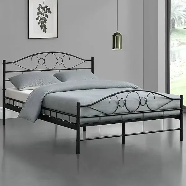  Metallbett Bern 140 x 200 cm schwarz