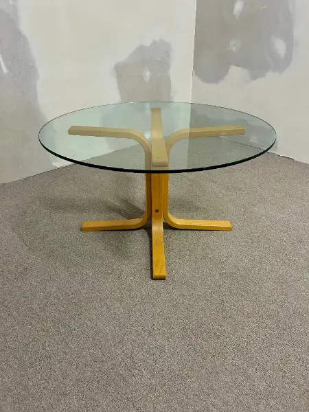 Glas Salontisch von Ingmar Relling für Westnofa aus den 60er