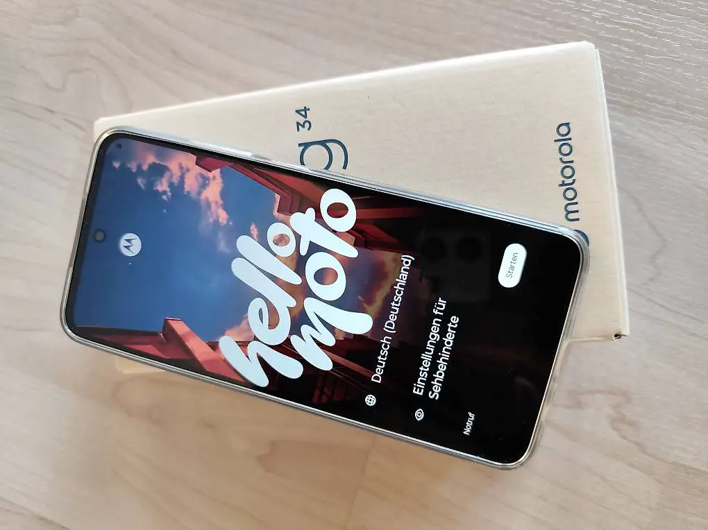 Motorola Moto G34 5G dual SIM 4/128GB Blue garantie 09-10-26