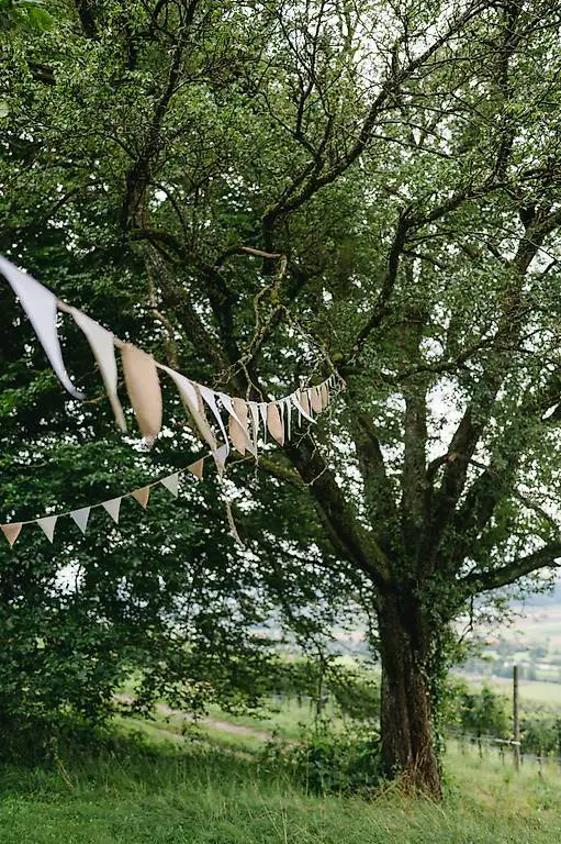 50 Meter Wimpelkette mieten, Vintage / Boho / Jute / Spitzen