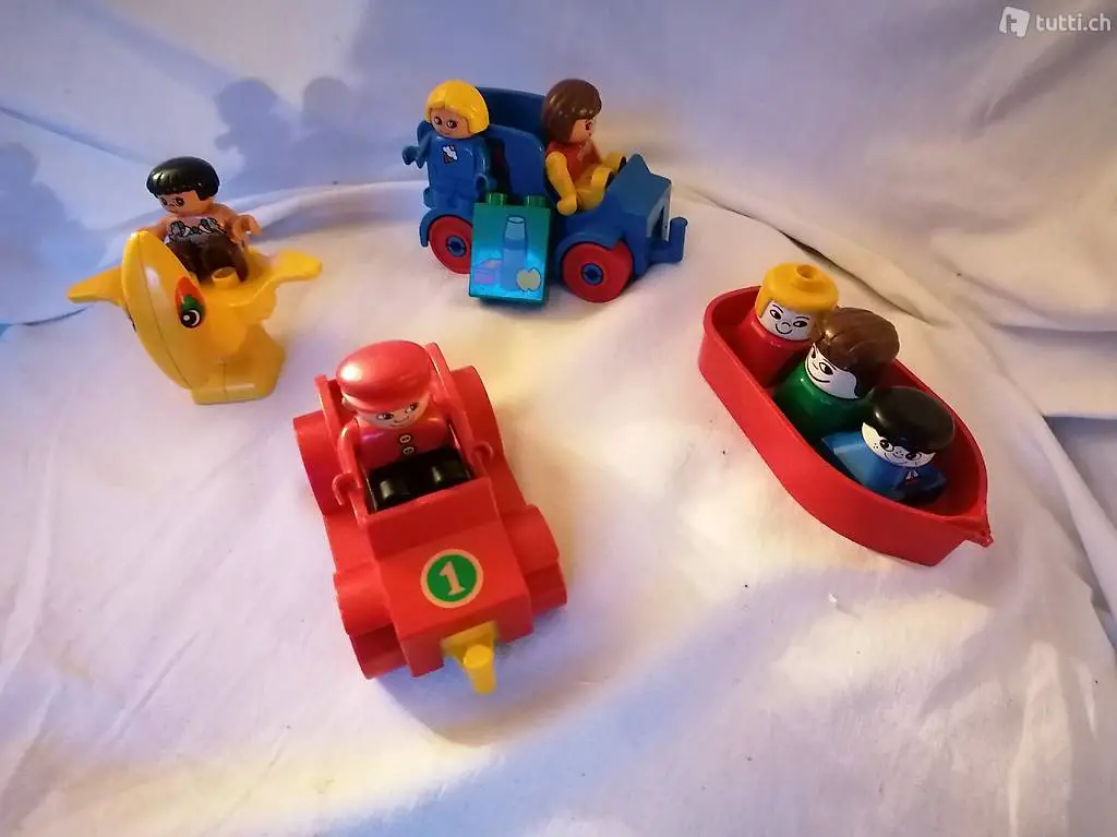  LEGO DUPLO Trucks Ruderboot und Dino