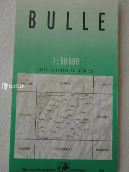 BULLE LANDESKARTE