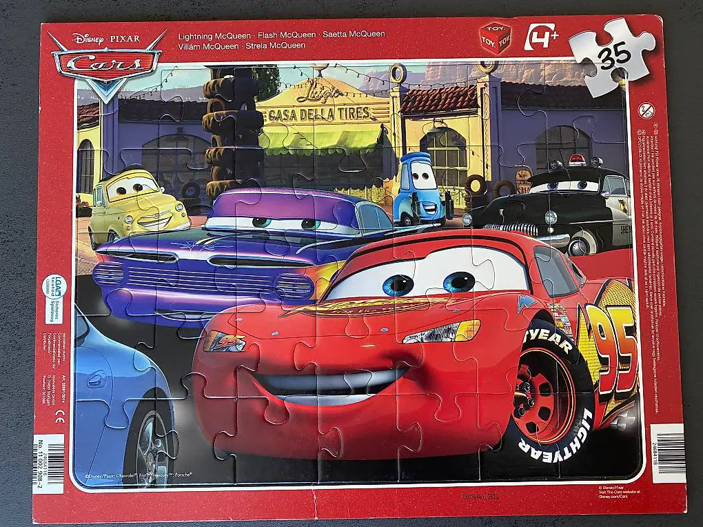 2 Kinderpuzzle Disney Cars