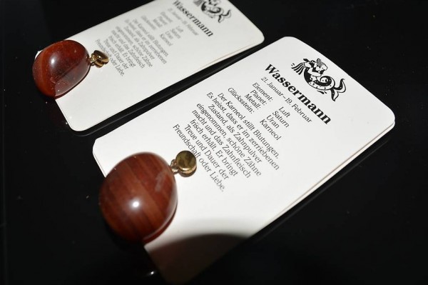 Sternzeichen Wassermann stein anhänger geschenk