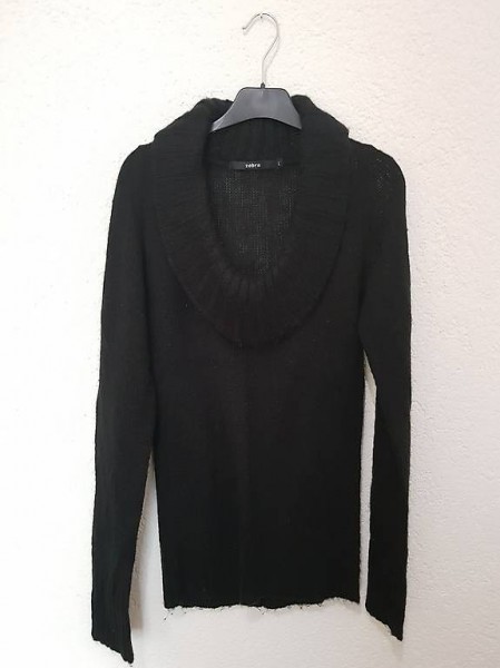 schwarzer Pullover L