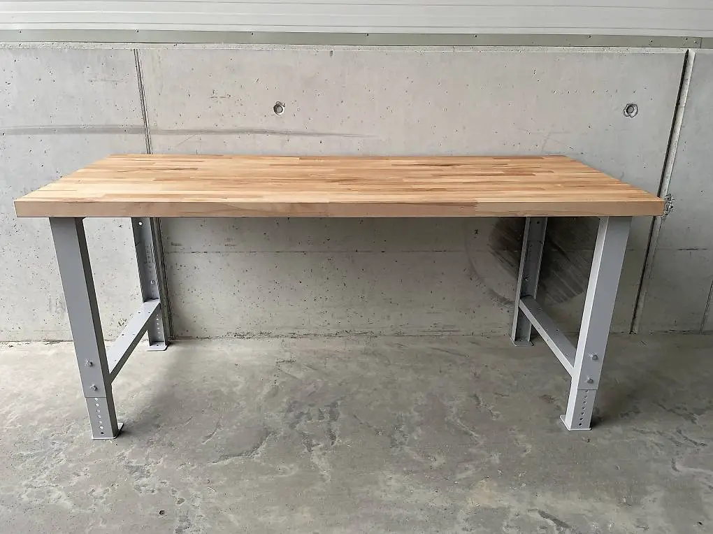 Lista Werkbank Buchenplatte Höhenverstellbar