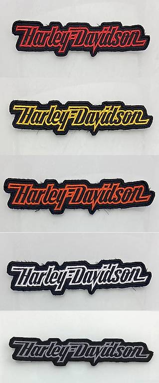 Harley-Davidson Schriftzug Abzeichen Patch Stoffabzeichen
