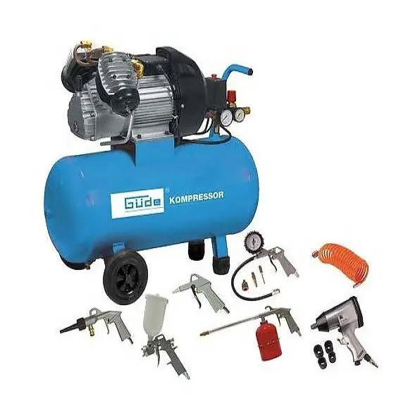  NEU Güde Kompressor Set 400/10/50 DG 15-tlg.