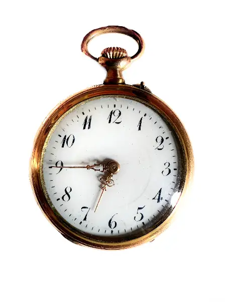 Triumphator / Rau vergoldete Taschenuhr 1920