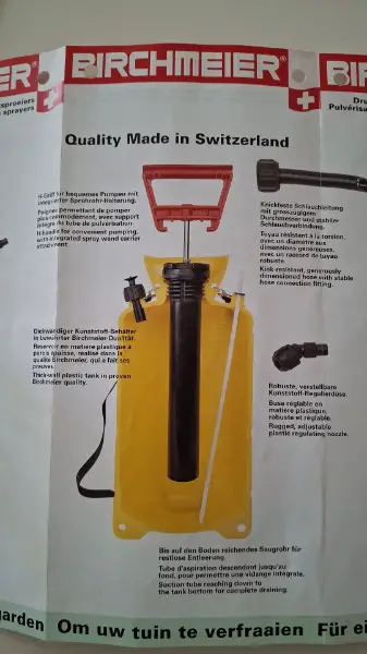 Birchmeier Spritzgerät /Drucksprühgerät