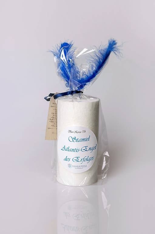 BIO-Kerze Atlantis-Engel des Erfolges 60h Brenndauer