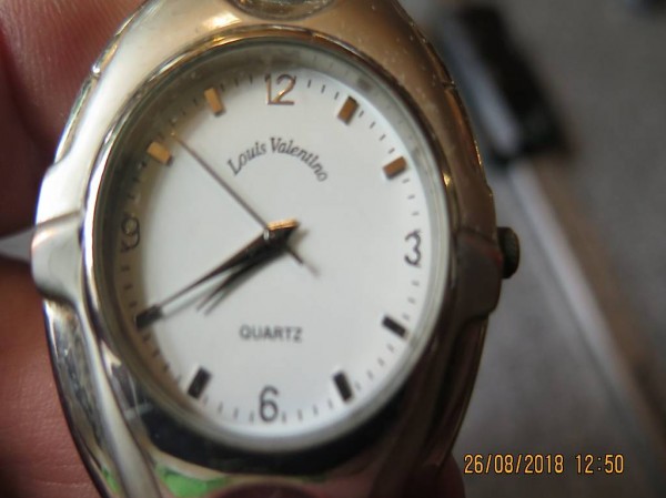  uis Valentino Uhr Batterie wechseln Stahl Band 19-20 cm