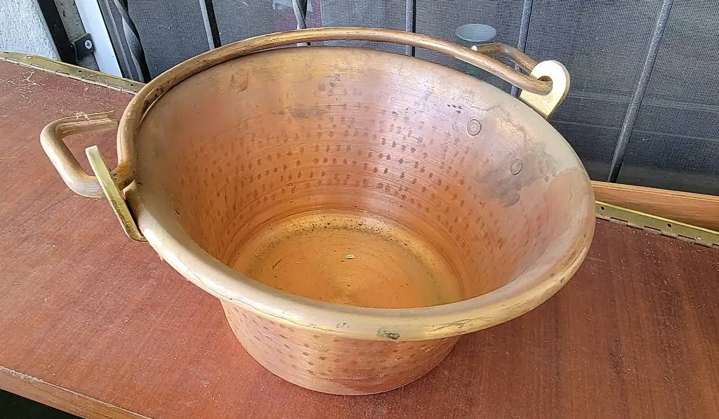 paiolo rame per polenta