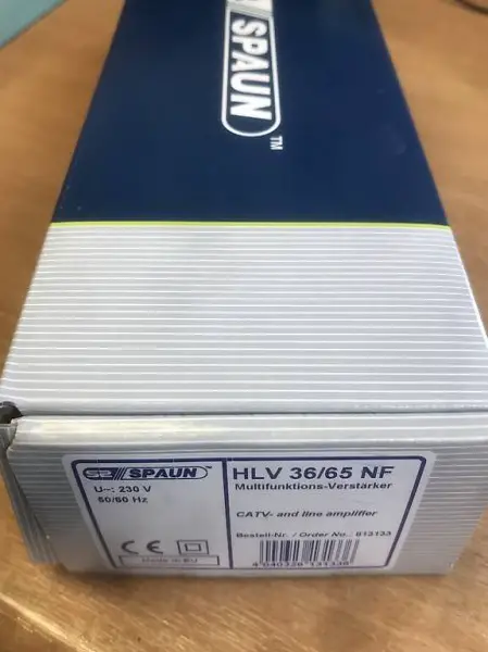  Spaun HLV 36/65 NF Antennen Verstärker