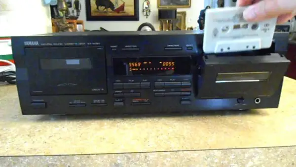 Yamaha KX-W 321 Kassettendeck schwarz Dolby B/C