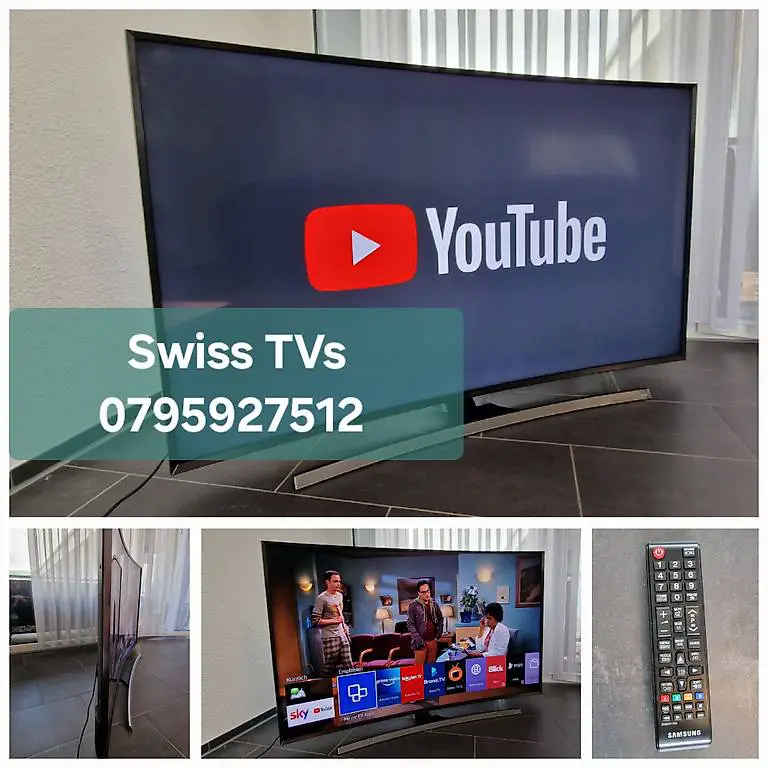 curved samsung smart tv 55 zoll 140cm uhd 4k wifi