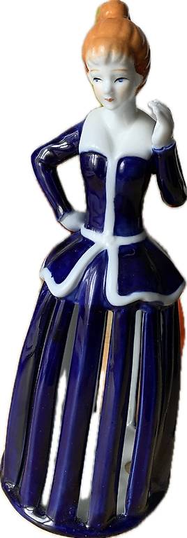 Serviettenhalter figur ständer Dame Frau