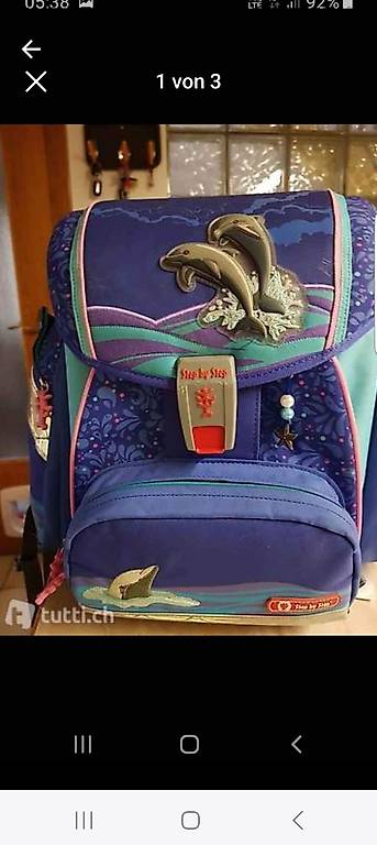 Schultasche Delfin