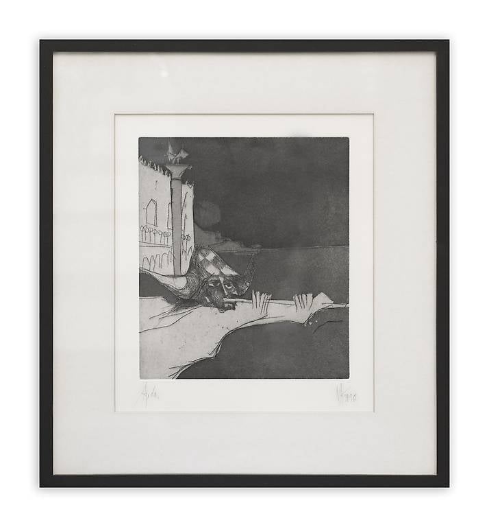 Nag Arnoldi Acquaforte - Prova d"Artista -Arlecchino