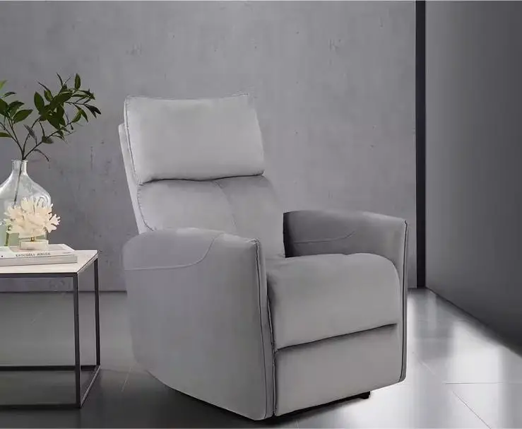 Relaxsessel Sessel TV-Sessel Velours grau NP 600 CHF