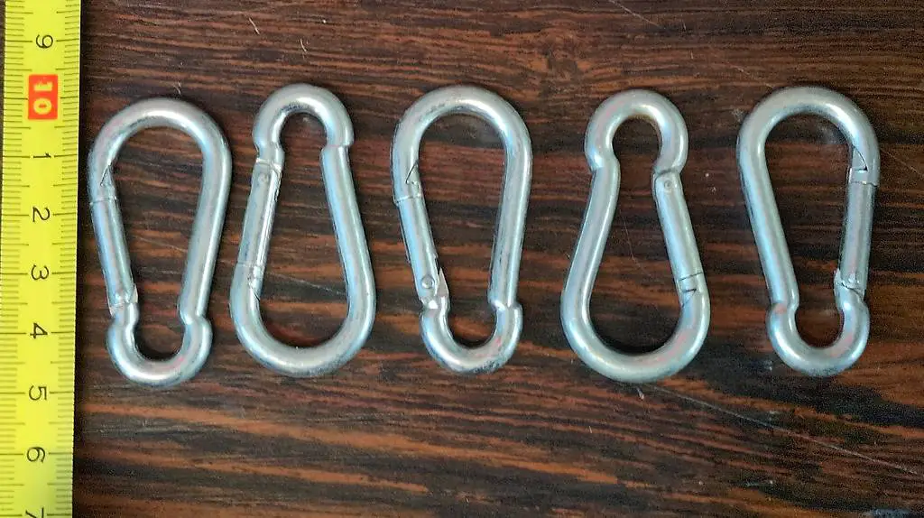 Karabiner Stahl verzinkt neu NOS