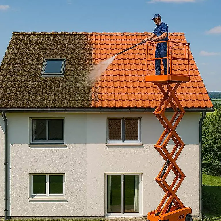 Dachreinigung inkl. Moosentfernung