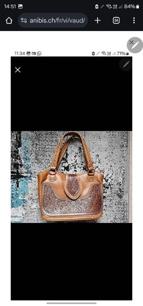 A vendre sac en cuir