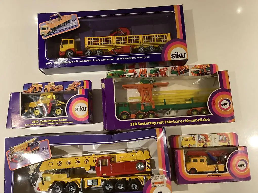 Neue Original Verpackte SIKU Modelle 70/80 Jahre