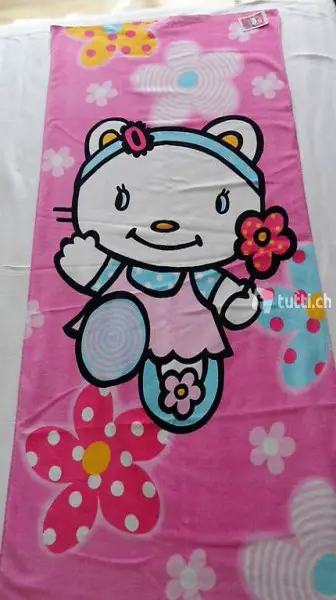 Frottee Strandtuch Pink diverse Farben Topp Angebot