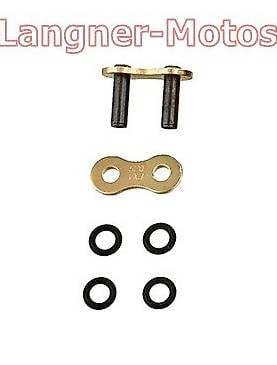 Kettenschloss DID520VX3 (Gold & Black) Vollniet Motorradkette