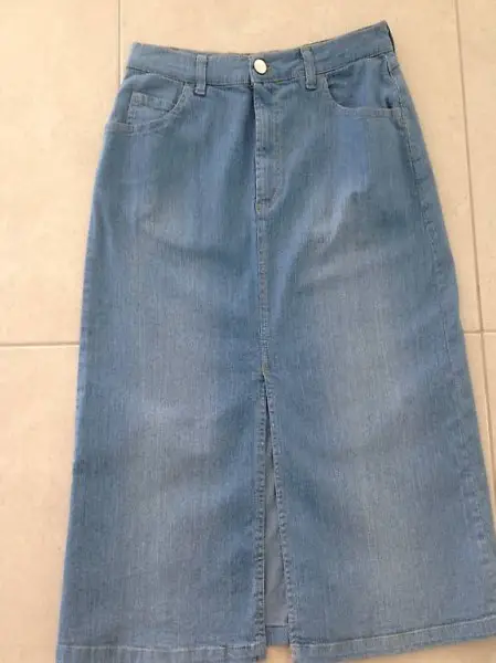 Jupe jeansblau, Gr. 36
