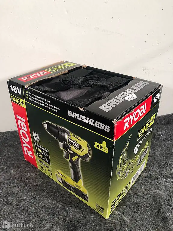 Ryboi Akku Bohrmaschine Mit 2 Akku