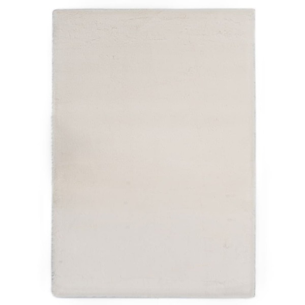  Teppich 160×230 cm Kunstkaninchenfell Creme
