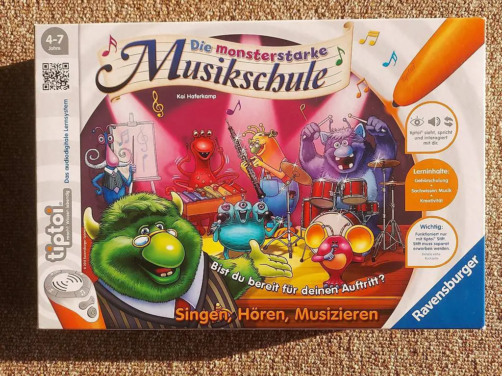 Tiptoi - Die monsterstarke Musikschule von Ravensburger