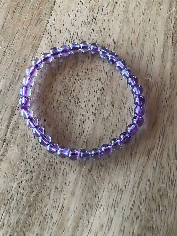 Kinderarmband (Amethyst) violett - Kind