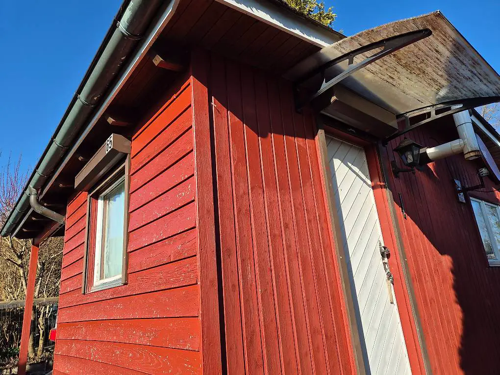 Wohnwagen mit Vorbau