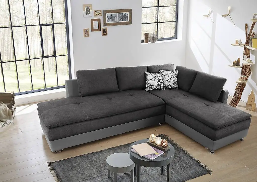 Wohnlandschaft MODENA grau (Neu)