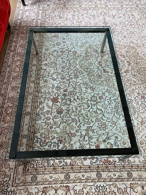 Corbusier Glas-Salontisch