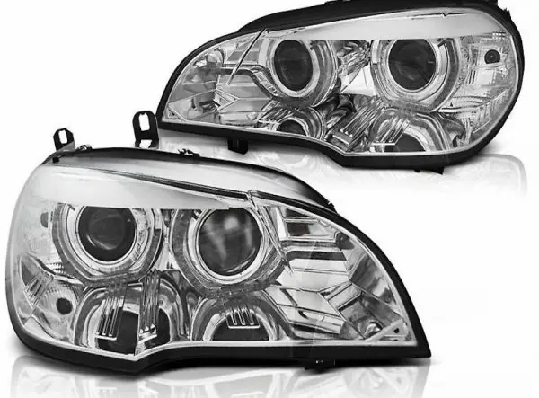  BMW X5 E70 - XENON SCHEINWERFER SET, ANGEL EYES