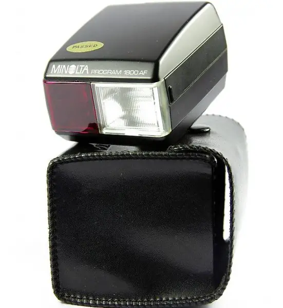 Minolta Programm 1800AF Blitz, **defekt, junk**