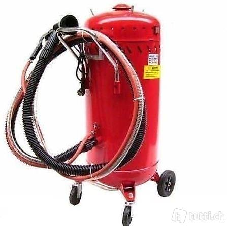  NEU Sandstrahlkabine Sandstrahlkessel Mobil RÜCKGEWINNUNG