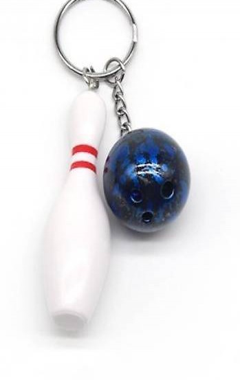 Schlüsselanhänger Bowling Kegeln Keychain Bowlingkugel Kugel
