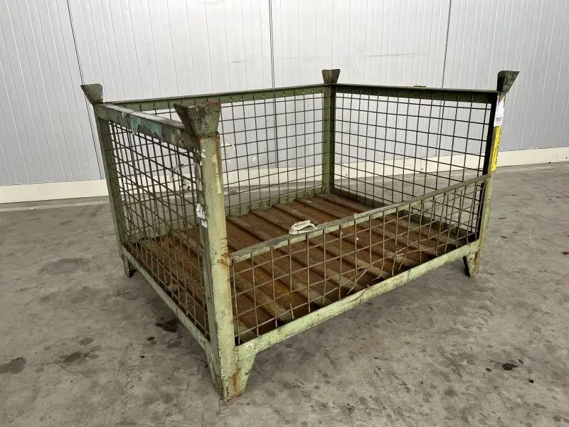 Gitterbox Paloxen Stapelbox Metallbox 1.050x835x670mm grün GB-6